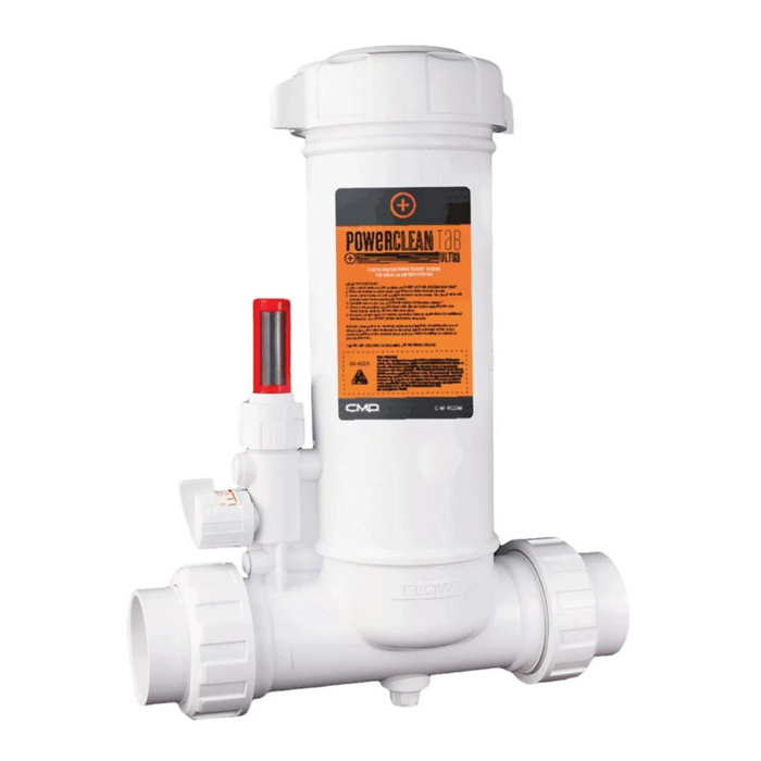 CMP 25280-100-000 Powerclean Tab Ultra In-Line Chlorinator, Clear Glass Lid