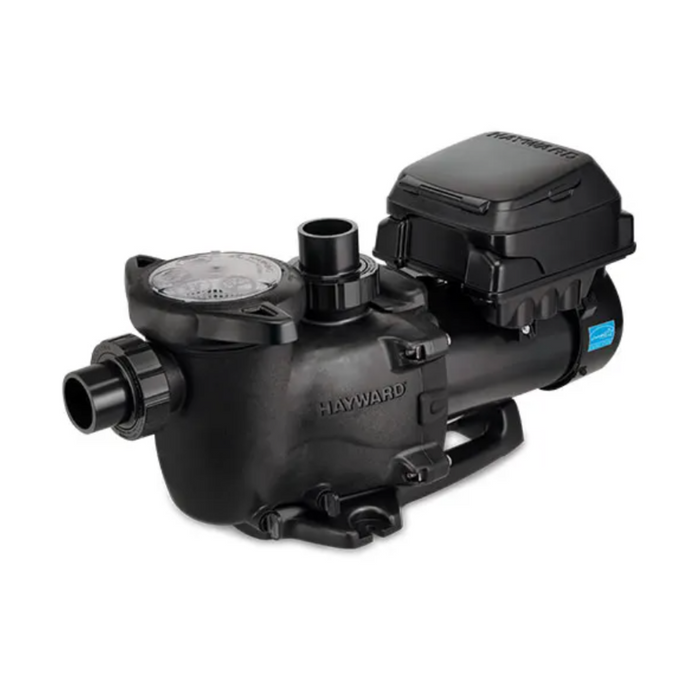 The Hayward W3SP2303VSP MaxFlo VS Variable Speed Pump 1.65HP 230V, branded as "Hayward," is designed for energy-efficient circulation in in-ground pools.