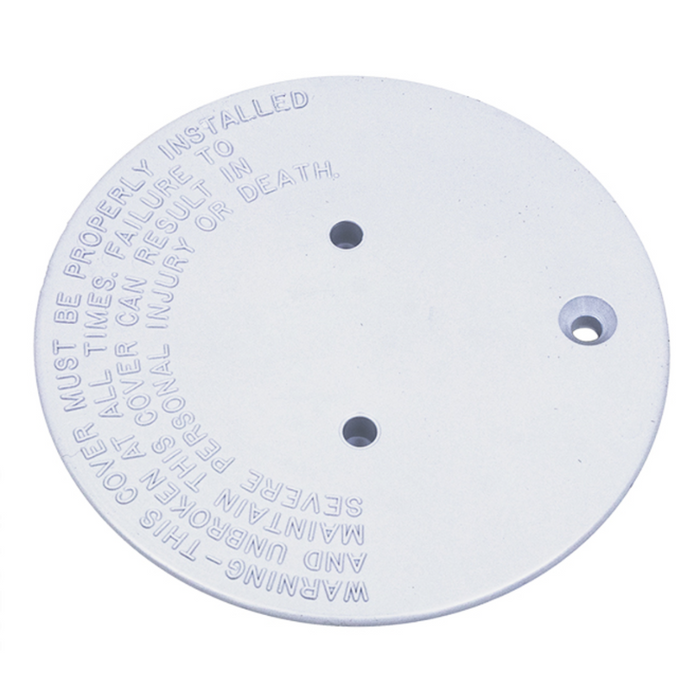 Pentair 08417-0005 White Adjustable Floor Inlet Cover Plate