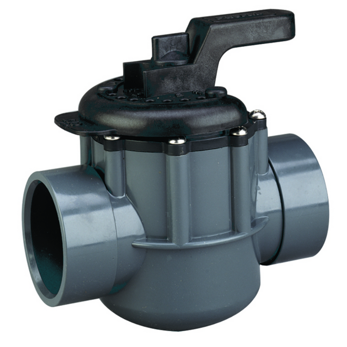 Pentair 263038 1.5" 2-Port 2-Way PVC Diverter Valve