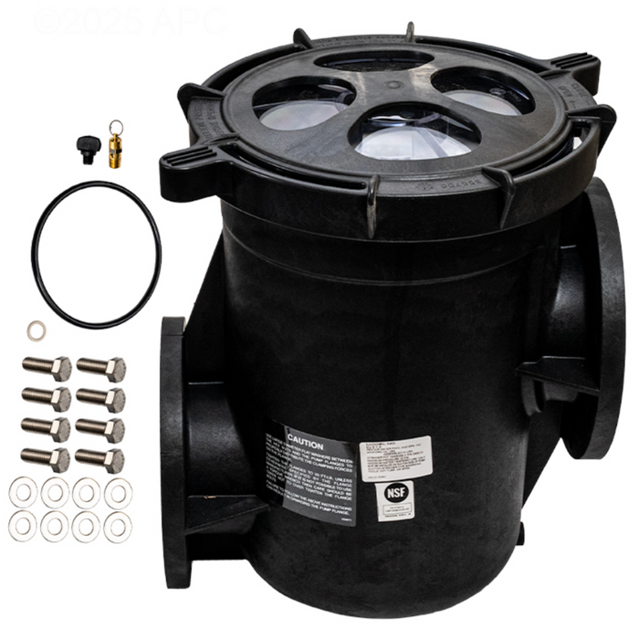 Pentair 340013 Complete Strainer Pot Assembly 6"