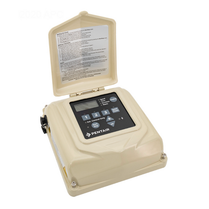 Pentair 353123 HMI Drive Cover with Control Panel Almond for SuperFlo® VS Pump