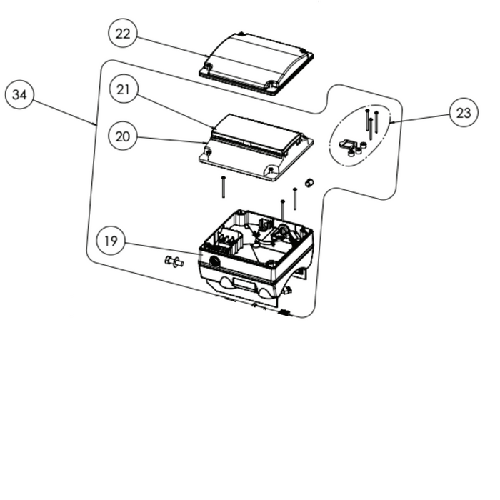 Pentair 356911Z Drive Kit with Drive, Keypad, Hardware Kit Almond