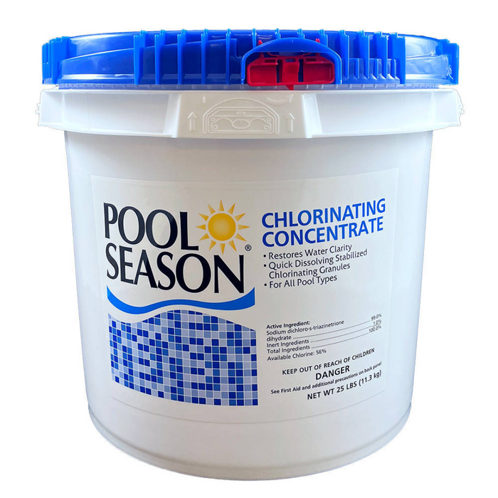 Pool Season Chlorinating Concentrate 25 lb Bucket, HGH-50-2625