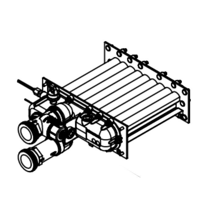 Raypak 018900F 264A AVIA Replacement Heat Exchanger (Includes Refractory)