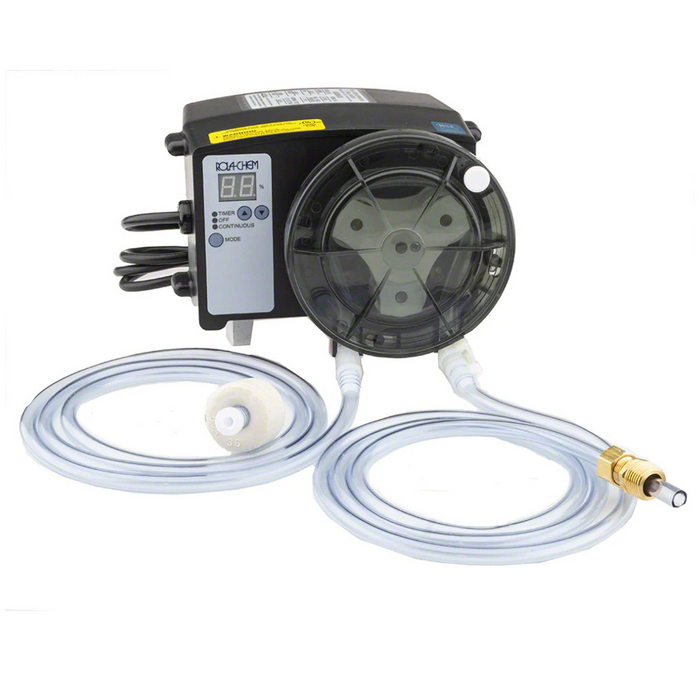 Rola-Chem 543821 Black Pro 300 Peristaltic Pump with Cord 38 GPD 240V