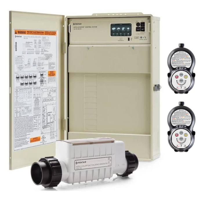 Pentair 521908 IntelliCenter System with i10PS Personality Kit with IntelliChlor® IC40 & 2 IntelliValve®