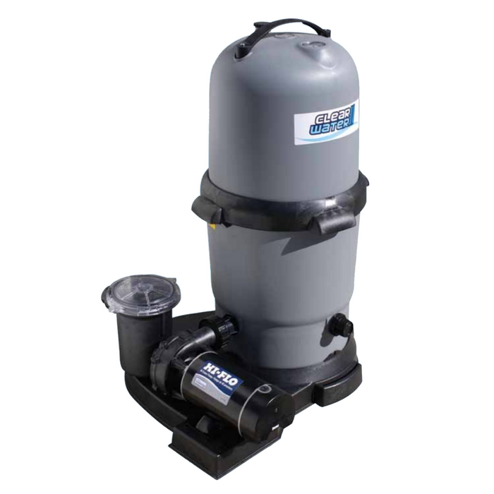 Waterway 522-5147-3S 1.5HP 100 Sq Ft ClearWater II Cartridge Filter System