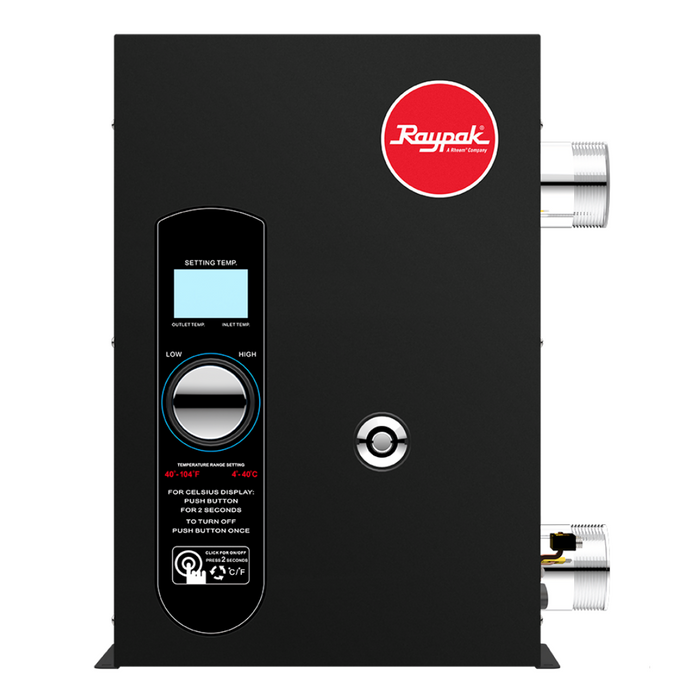 Raypak 92K BTU 27kW 0027 E3T Electric Pool Spa Heater (ELS-R-0027-1-TiB) - NEW VERSION