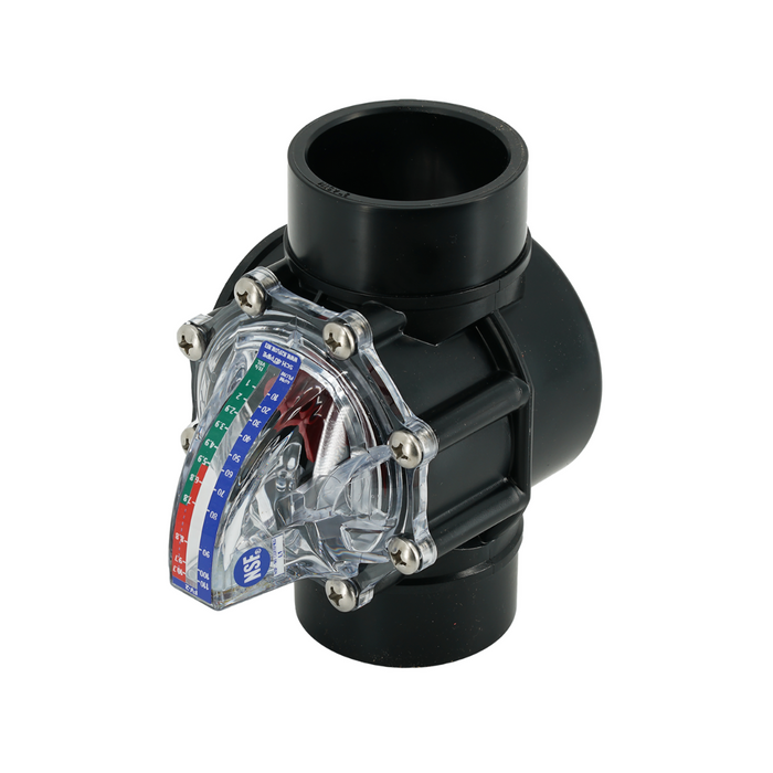 H2flow FV-2 2" FlowVis Flowmeter Check Valve FV2