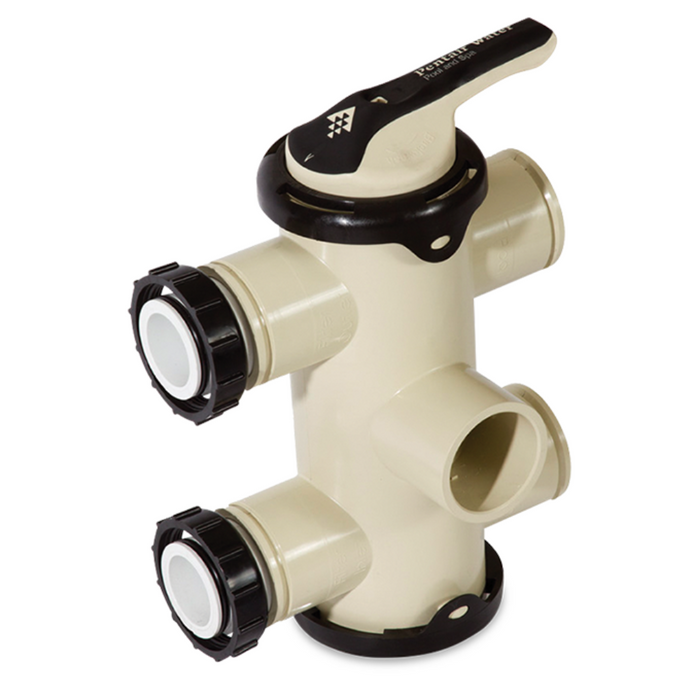 Pentair 262509 2.5" SKT x 3" SPG Valve with Filter Inlet Port On Top (valve only, no fittings)
