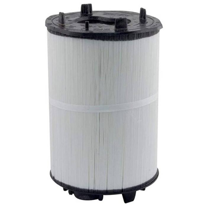 The Pentair Pool Pentair 27002-0200S Sta-Rite System 2 PLM200 Modular Media 200 sq. ft. Filter Cartridge, featuring pleated white paper and black plastic end caps, is ideal for in-ground pools and spas, seamlessly fitting System 2 Modular Media Filters as replacement filter cartridges.