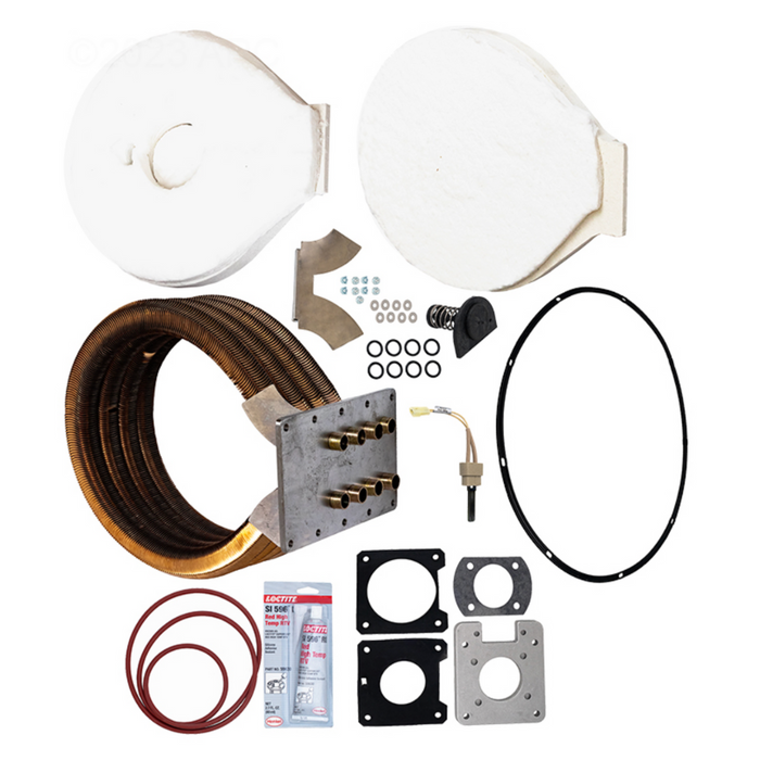 Pentair 474063 Tube Sheet Coil Assembly Kit 250HD NA, 250HD LP MasterTemp Heater Heat Exchange