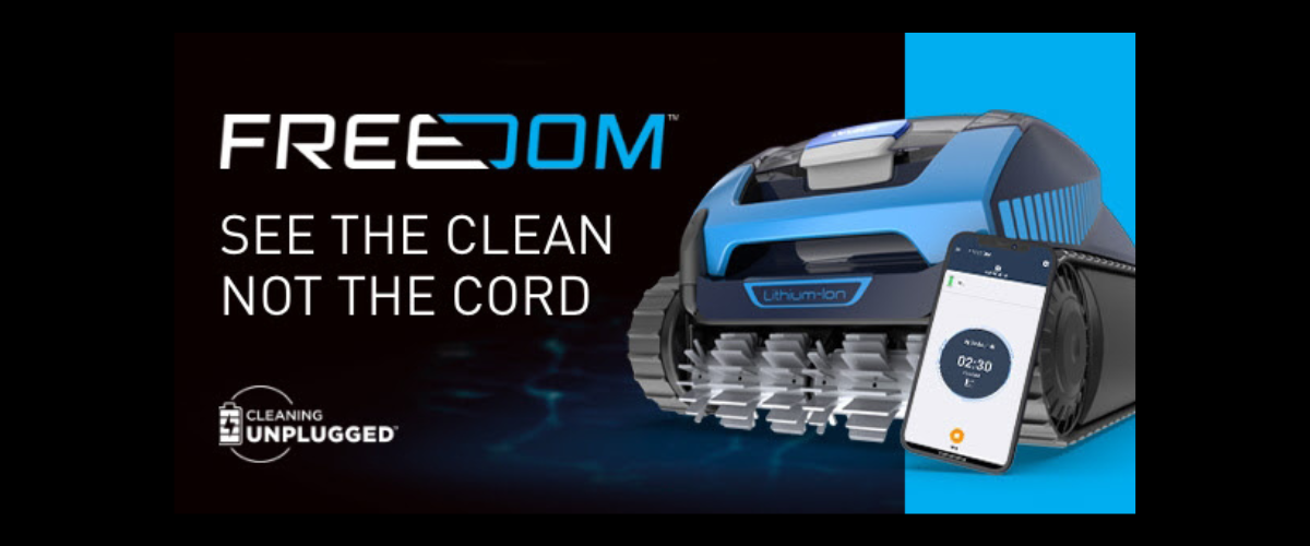 Available Now! Polaris FREEDOM CORDLESS Robotic Pool Cleaner