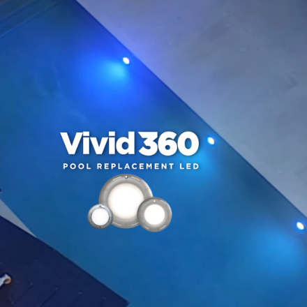Illuminate Your Pool with Blue Square Vivid 360 Lights - Vita Filters