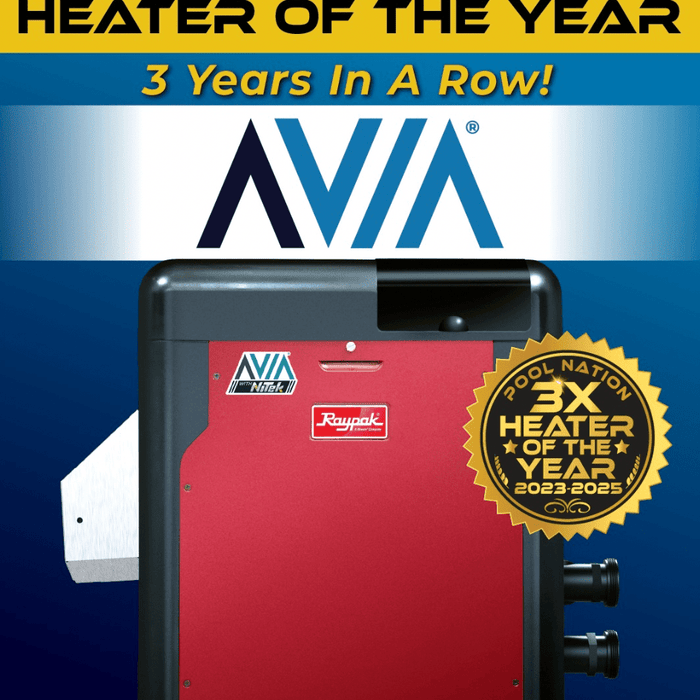 Raypak AVIA Named “Heater of the Year” for the Third Straight Year