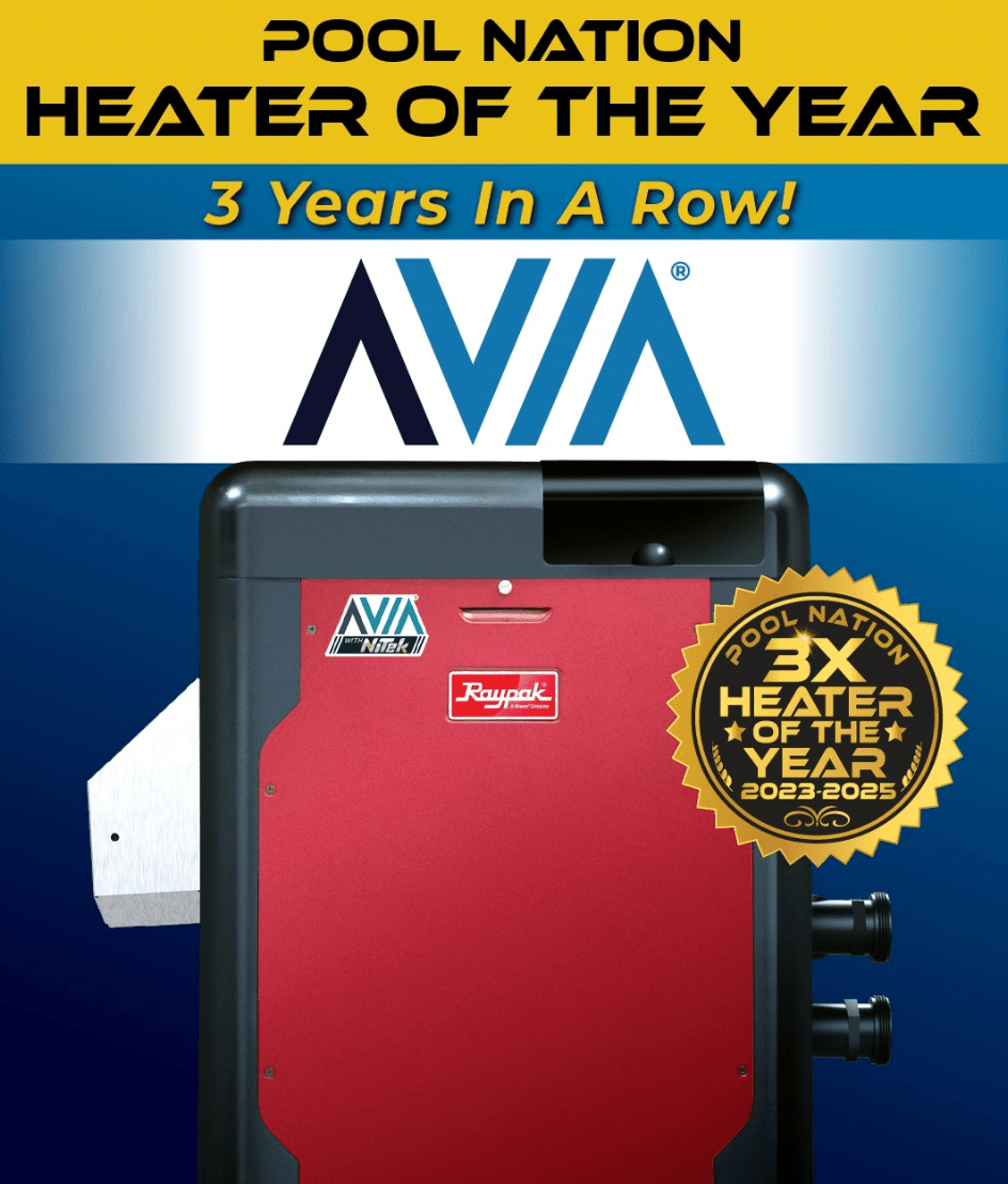 Raypak AVIA Named “Heater of the Year” for the Third Straight Year