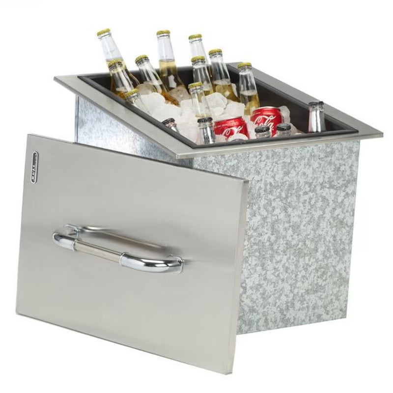 Bull 16" Stainless Steel Built-In Outdoor Ice Chest, 00002
