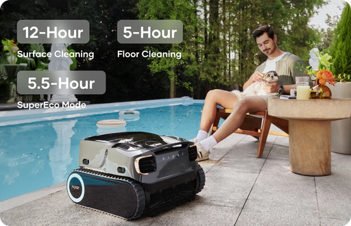 Aiper Scuba X1 Pro Max Cordless Robotic Pool Cleaner X9 - US, 8500 GPH – Vita Pool Supply