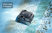 Aiper Scuba X1 Pro Max Cordless Robotic Pool Cleaner X9 - US, 8500 GPH – Vita Pool Supply