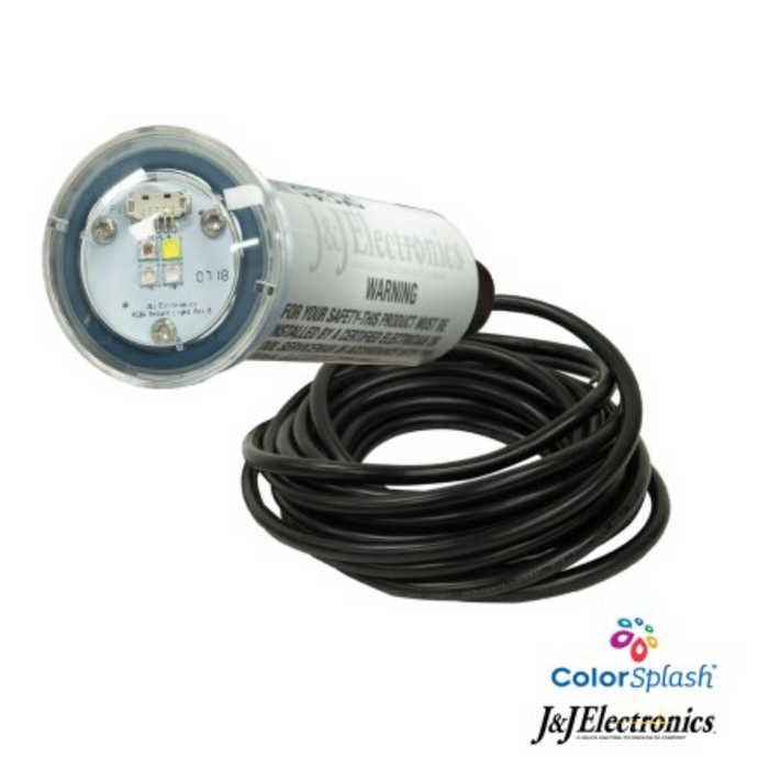 J&J Electronics 25009 ColorSplash VÜ Nicheless RGB-W LED Light 50' Cord (LPL-R1CW-12-50)