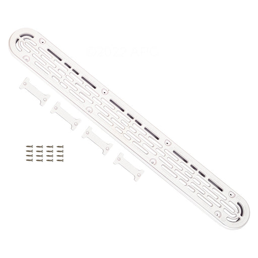 AquaStar 32CDFLFR103 32" Gray Channel Drain Anti-Entrapment