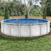 48"/52"/54"H River Breeze Round Steel Pool Kit with Skimmer & Liner - 5.5" Rails – Vita Pool Supply