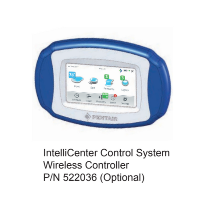 Pentair 522036 intellicenter wireless remote control with transceiver