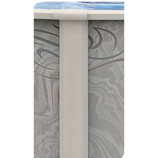 52"/54"H Bay Burst Oval Resin Pool Kit with Skimmer & Liner - 8" Rails – Vita Pool Supply