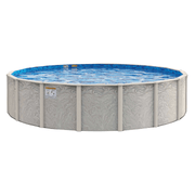 52"/54"H Bay Burst Round HYBRID Resin/Steel Pool Kit with Skimmer & Liner - 8" Rails – Vita Pool Supply