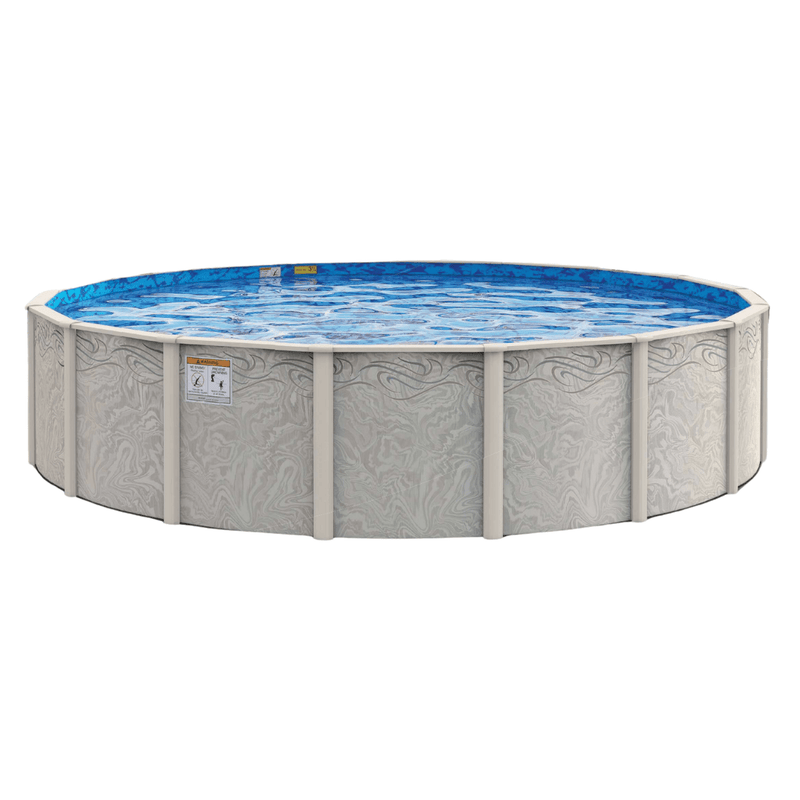 52"/54"H Bay Burst Round HYBRID Resin/Steel Pool Kit with Skimmer & Liner - 8" Rails – Vita Pool Supply