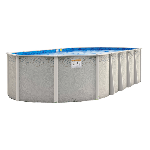 【極美品】Niveum ‎– Dream Pool Doughboy Delta Dream Oval Aluminum Pool Kit Salt-Friendly — Vita