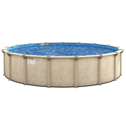 52"/54"H Lake Vista Round Steel Pool Kit with Skimmer & Liner - 7" Rails – Vita Pool Supply