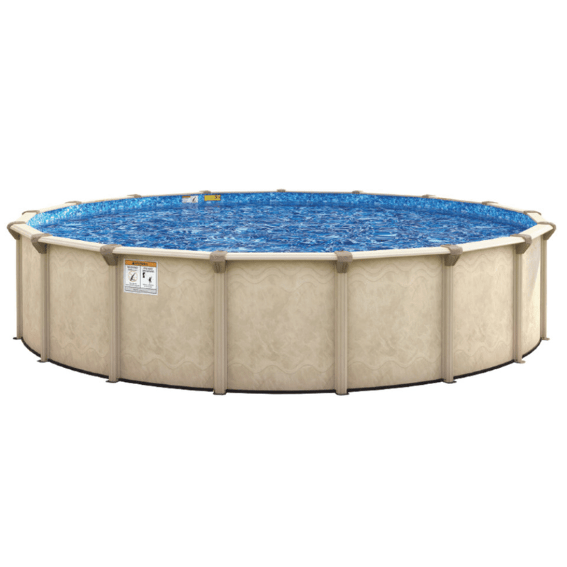 52"/54"H Lake Vista Round Steel Pool Kit with Skimmer & Liner - 7" Rails – Vita Pool Supply