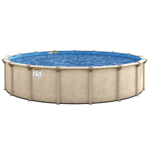 52"/54"H Lake Vista Round Steel Pool Kit with Skimmer & Liner - 7" Rails – Vita Pool Supply