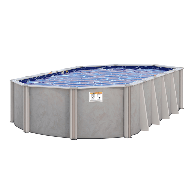 52"/54"H Rio Grande Oval Steel Pool Kit with Skimmer & Liner - 8" Rails – Vita Pool Supply