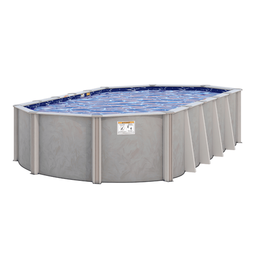 52"/54"H Rio Grande Oval Steel Pool Kit with Skimmer & Liner - 8" Rails – Vita Pool Supply