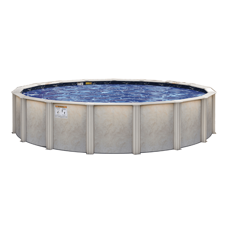 52"/54"H Rio Grande Round Steel Pool Kit with Skimmer & Liner - 8" Rails – Vita Pool Supply