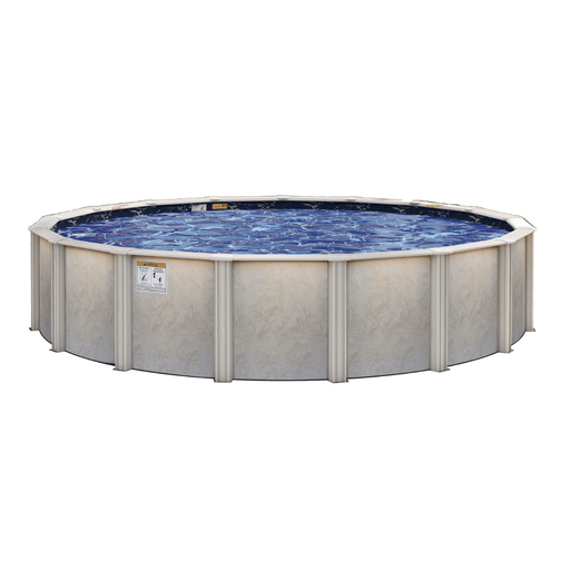 52"/54"H Rio Grande Round Steel Pool Kit with Skimmer & Liner - 8" Rails – Vita Pool Supply