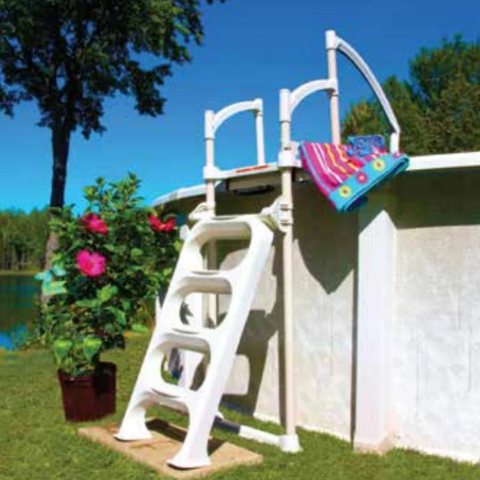 48"/52"/54"H River Breeze Round Steel Pool Kit with Skimmer & Liner - 5.5" Rails