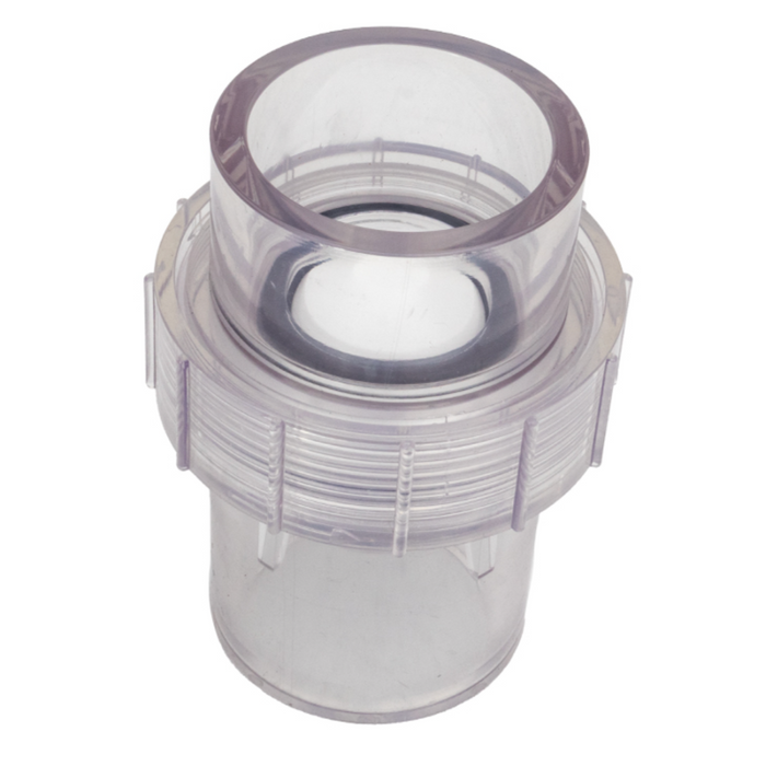 Air Supply of the Future 1.5" ID 2" OD 2" Spring Clear Blower Check Valve (112500)