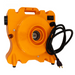 The Air Supply of the Future's Air Supply 4128100P Cyclone Pro Wintering & Installing Liners Liner Vac, in orange, includes a convenient handle, power switch, and coiled black electrical cord, making it perfect for efficiently winterizing pools or installing vinyl liners.