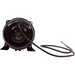 Back view of a black Air Supply 3220231 Comet 2000 C-2000 Air Blower 2HP 240V with wires extending from it towards the right side, featuring thermally protected motors for enhanced safety by Air Supply of the Future.