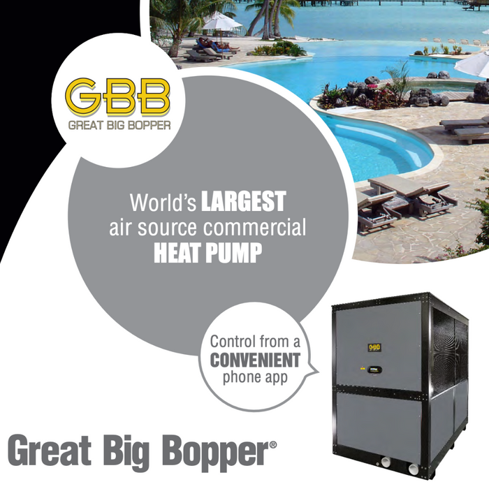 AquaCal Great Big Bopper Commercial Heat/Cool Pump 527K BTU