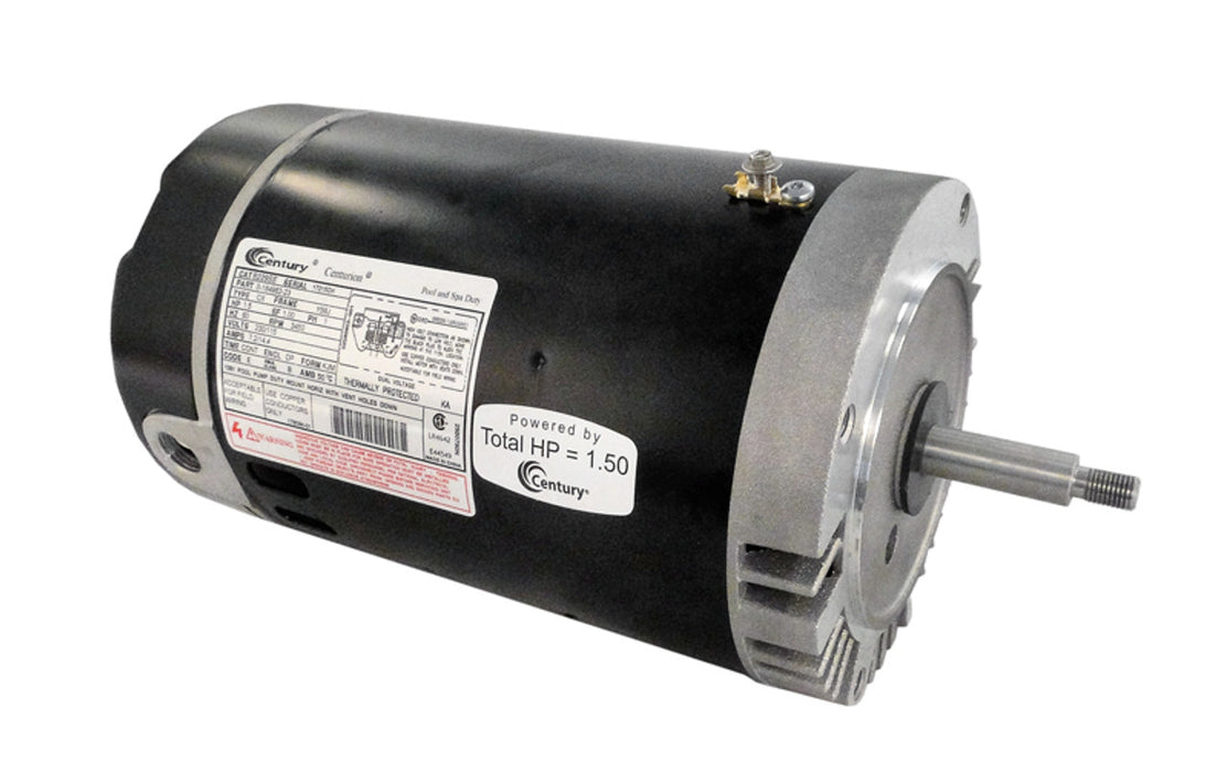 Century 1.5HP 3450 RPM 115/230V 56J Threaded Shaft 1-Phase Motor B229SE