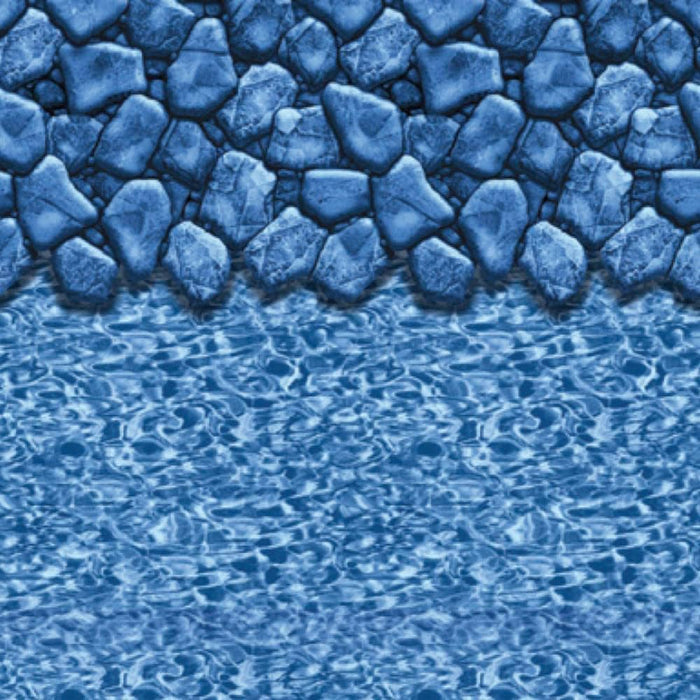 Trendium Azor 54" Oval Resin/Steel Hybrid Pool Kit with Skimmer - Salt Friendly - 8.9" Rails