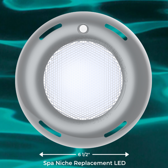 Blue Square 6" Vivid 360 LED Spa Light with Plug