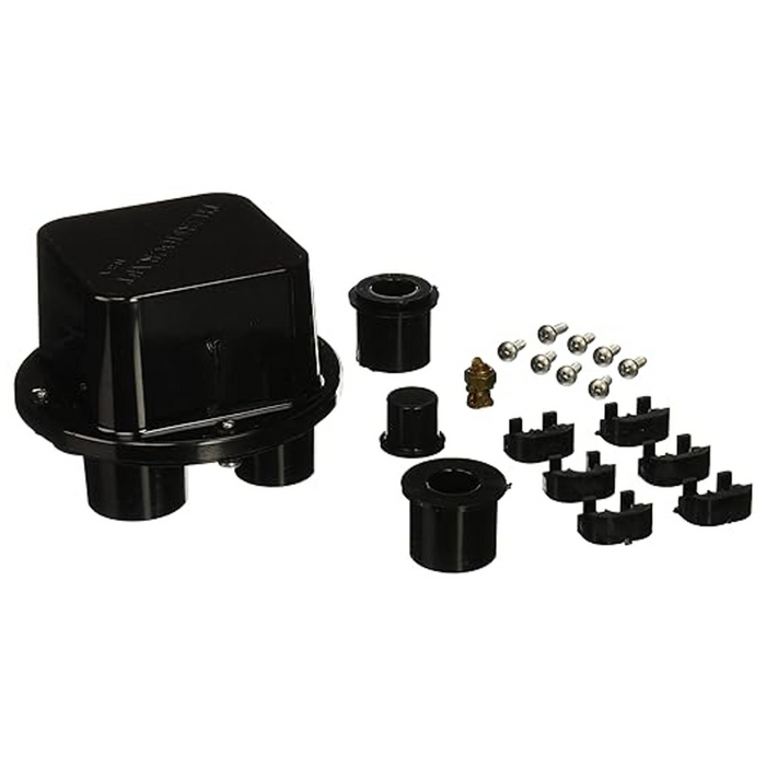 CMI Black Plastic 5-Hole Junction Box (JBP57510)