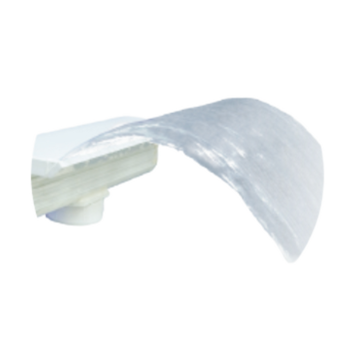 CMP Natural Wonders® Arch 24" Waterfall - 1" Lip, Back Port, White (25577-260-000)