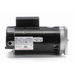 The Century 2.0 HP Pump Motor (Model B2984) is a black electric motor from Century, featuring a label, a silver end, and a stainless steel shaft, designed for energy efficiency with its 1 Phase 230V configuration.